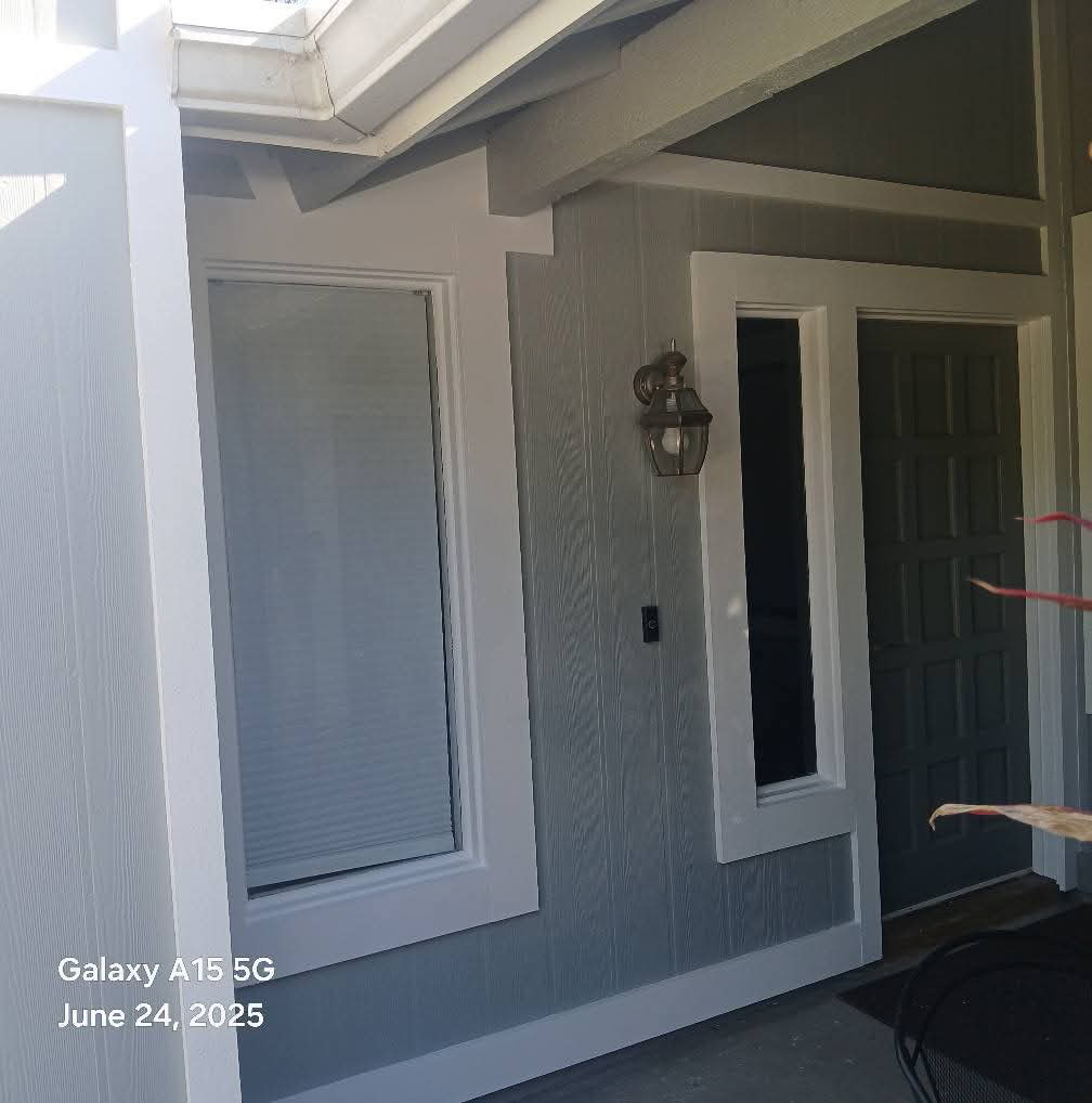 Professional exterior siding and trim work