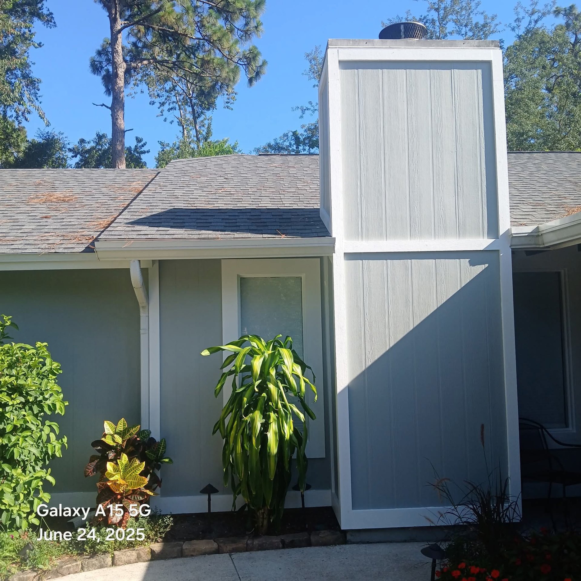 Modern fiber cement siding installation on home exterior